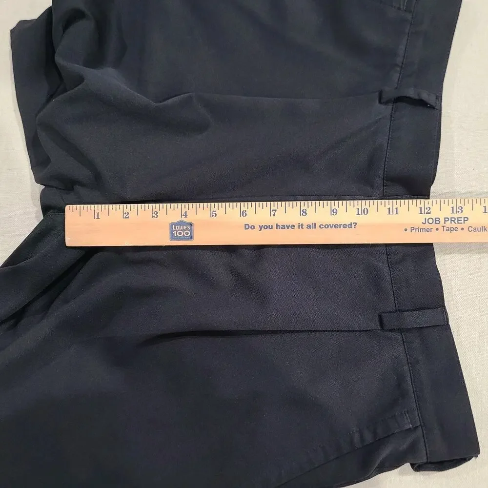 Nike Golf Shorts Black Mens Size 34 Chino Performance Athletic Preppy Swoosh